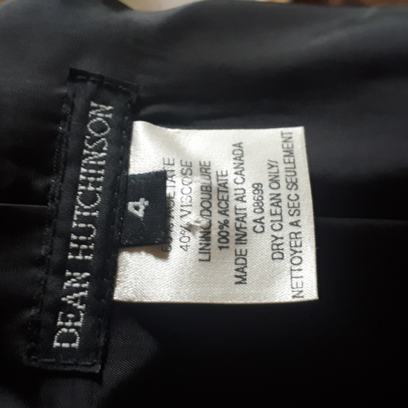 Designer Black Tuxedue Dress - Picture 8 of 8